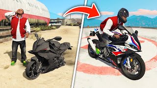 Repairing Broken BMW SUPER BIKE in GTA 5 [upl. by Knapp]