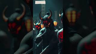 The Crimson Oni Clan Masters of the Shadow Realm 👹🔥 facts epicmythology short shorts [upl. by Cadmann545]