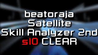 beatoraja  Satellite Skill Analyzer 2nd sl0 CLEAR [upl. by Leiuqese]