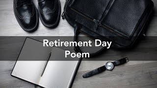 Retirement Day PoemRetirement SpeechFeelings on RetiringHindi Poem on Retirement Last Day Office [upl. by Ecirtaeb343]