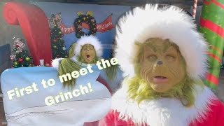 See What Its like to be the First person to see the Grinch at Universal Studios Grinchmas 2023 [upl. by Justin]