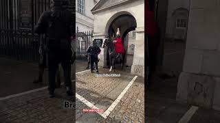 Household Cavalry Mounted Regiment at Horse Guards [upl. by Glick]