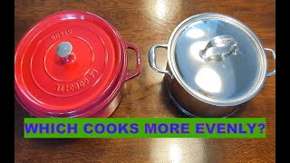 Demeyere Atlantis vs Staub Cast Iron Practical Cooking Experiment  Pasta Sauce [upl. by Bierman]