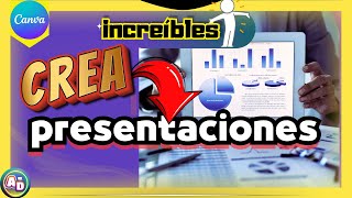 COMO hacer PRESENTACIONES en CANVA 📊 [upl. by Cohette]