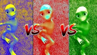 Dame Tu Cositas battle blue vs red vs green who is winners [upl. by Er]