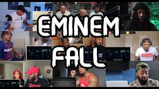 EMINEM  FALL  UNCUT REACTION MASHUP [upl. by Hgielek]