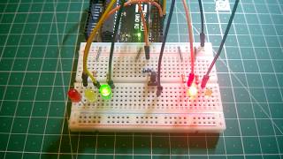 Ampelschaltung mit dem Arduino [upl. by Haelat]