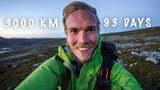 I Hiked the ENTIRE Length of Norway SOLO  Norge på langs [upl. by Enaenaj]