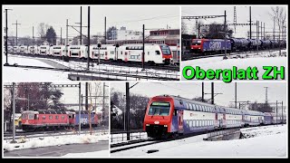 Viel regen und Zugsichtungen bei Oberglatt ZH [upl. by Cirdnek407]