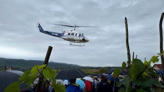 Augusta Bell AB 212 Reverse Flight Demonstration [upl. by Vernon]