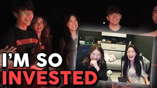 Valkyrae and Miyoung Reacts to OFFLINETV 10000000 MANSION HIDE AND SEEK VS EAJ [upl. by Joachim]