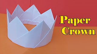 KAĞITTAN TAÇ YAPIMI 👑   How to Make Paper Crown [upl. by Llorrad907]