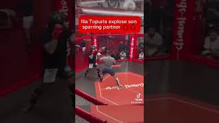 ILIA TOPURIA TERMINA NOQUEANDO A SUS COMPAÑEROS DE SPARRING SU PODER EN LAS MANOS ES ASOMBRÓSO [upl. by Standice112]