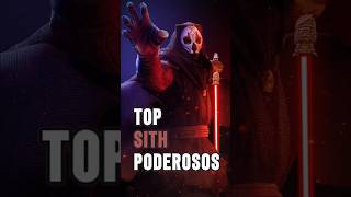 Top 5 Sith más poderosos Star Wars  starwars shorts [upl. by Norrabal]