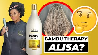 PROGRESSIVA BAMBU THERAPY ALISA MESMO ALISAMENTO SEM FORMOL EM CABELO GROSSO [upl. by Kcirttap]