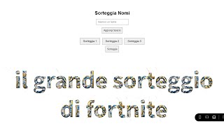 il sorteggio dei 500 iscritti [upl. by Ardme]