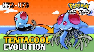 Tentacool Evolves Into Tentracruel In Pokemon Fire Red amp Leaf Green  Kanto Pokedex [upl. by Barron]