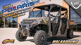 Walkaround  2025 Polaris® Ranger Crew 1000 Premium Polaris Pursuit Camo [upl. by Hallvard]