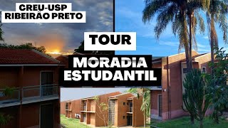 Tour na Moradia Estudantil da USP  Ribeirão Preto  CREU [upl. by Eidok336]