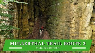 Mullerthal Trail route 2 Echternach wandelen in Luxembourg [upl. by Nerti]