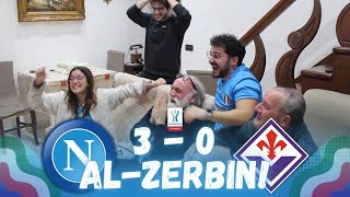 Napoli Fiorentina 30  ALZERBIN 😍 LIVE REACTION NAPOLETANI HD [upl. by Avehs]