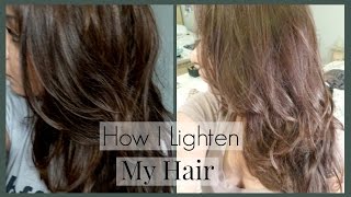 How I Lighten My Hair and Roots and Home │ How I Color My Hair to Light Ash BrownBlonde [upl. by Tiffanle]