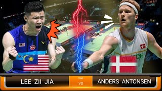 Throwback 🔴 Lee Zii Jia MALAYSIA vs DENMARK Andes Antonsen Badminton Mens Singles [upl. by Oiznun]