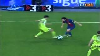 Leo Messi Maradona goal vs Getafe just 19y old [upl. by Hsirrap]