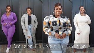 Amazon Fall Haul  Plus Size Fashion  Nita Danielle [upl. by Aihsekel]