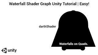 Waterfall Shader Graph Unity Tutorial  Easy [upl. by Lilian]