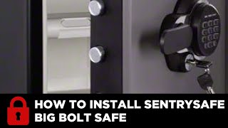 How to Install a SentrySafe Big Bolt Safe with Robert Siciliano [upl. by Eseila]