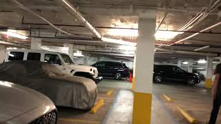 Champlain Tower South underground garage parking video of JULY 17 2020 condo collapse Surfside [upl. by Hortense]