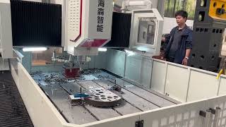 Flange Drilling CNC Drillng Machine from Jinan EagleTec [upl. by Sedaiuqlem]