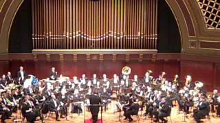 Block M March University of Michigan Alumni Concert Band Langston Hemenway Conductor [upl. by Emmott]