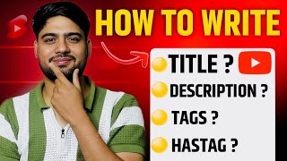 YouTube videos Me Tags Kaise lagaye  Title tags Kaise likhe [upl. by Theodor]