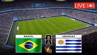 🔴BRAZIL VS URUGUAY LIVE STREAMING TODAY  WORLD CUP QUALIFIER LIVE FULL MATCH  CONMEBOL LIVE [upl. by Aicirtac933]