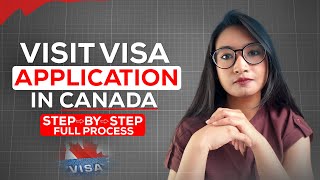 Canadian Visit Visa Application full Process Step by Step 2024 [upl. by Ennaillij]