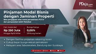 Pinjaman Modal Usaha dengan Jaminan Sertifikat Properti  PDajacom by Bank Sahabat Sampoerna [upl. by Eendys]