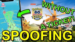 Pokemon Go Fest 2024 Spoofing iOS and Android 👉 Play Go Fest WITHOUT TICKET [upl. by Gerta]