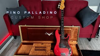 Fender Precision PINO PALLADINO custom shop FIESTA RED relic  BASS PILLS [upl. by Alonzo33]