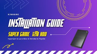 Installation Guide for the KinHanK 5 IN 1 Super Game 12TB HDD [upl. by Fitzhugh]