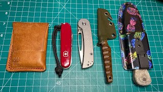 New KNIVES amp EDC GEAR feat Arrowhead Goods Co Victorinox GilTek Losty Forge Crossroad Custom [upl. by Oicnoel795]