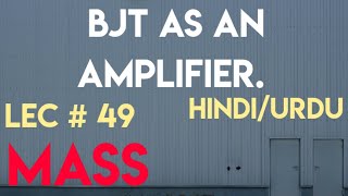 BJT as an amplifier [upl. by Eilis]