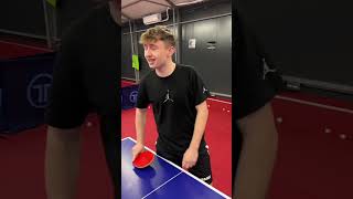 Never underestimate a table tennis player from the streets 😂🏓🤙 tabletennis pingpong [upl. by Ylurt]