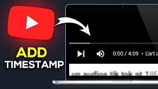 How To Add Timestamp In Youtube Video [upl. by Nifares425]