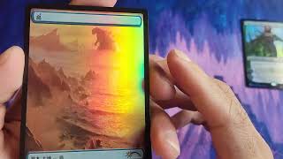 Magic The Gathering Secret Lair The Godzilla Lands Unboxing [upl. by Revned]