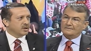 Seçim Arenası  Recep Tayyip Erdoğan AK Parti  Deniz Baykal CHP  25 Ekim 2002 [upl. by Iaoh411]