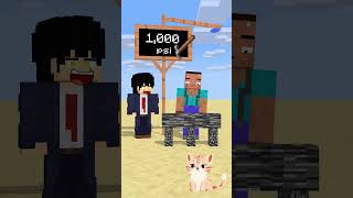 HELP Herobrine To Power Up Break Heavier friendship shorts trending anime minecraft animation [upl. by Hannaj605]