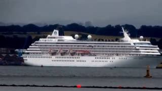 Cruise Ship Rosyth Fife Scotland [upl. by Amsirak]