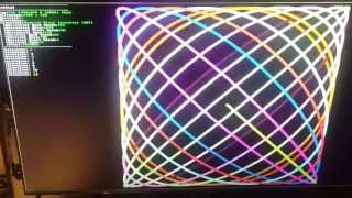 Cyclone IV FPGA  DE0 Nano  Lissajous Test  1440x900  100 MHz PCLK  NIOS II [upl. by Olympe799]